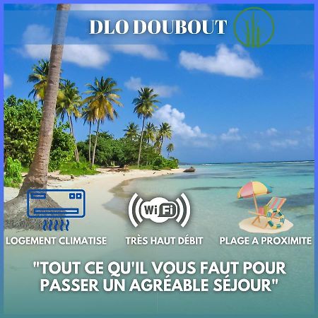 Appartement Dlo Doubout Les Pieds Dans L'Eau à Sainte-Anne  Extérieur photo